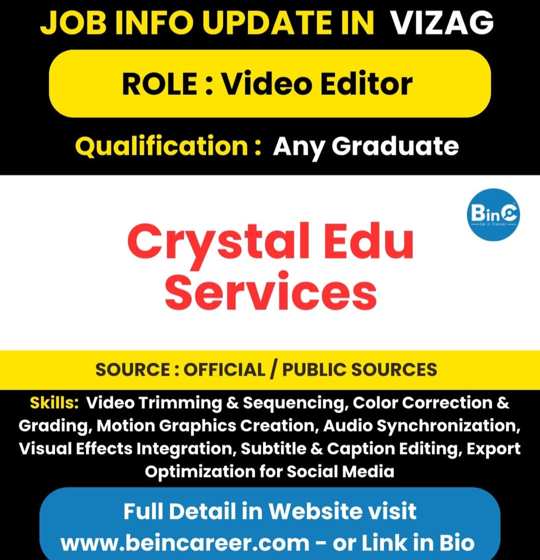 JOB INFO UPDATE – VIZAG