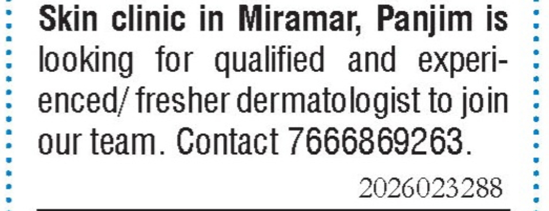 Job Opening - Dermatologist