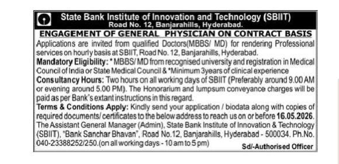 🏥 JOB OPPORTUNITY FOR DOCTORS