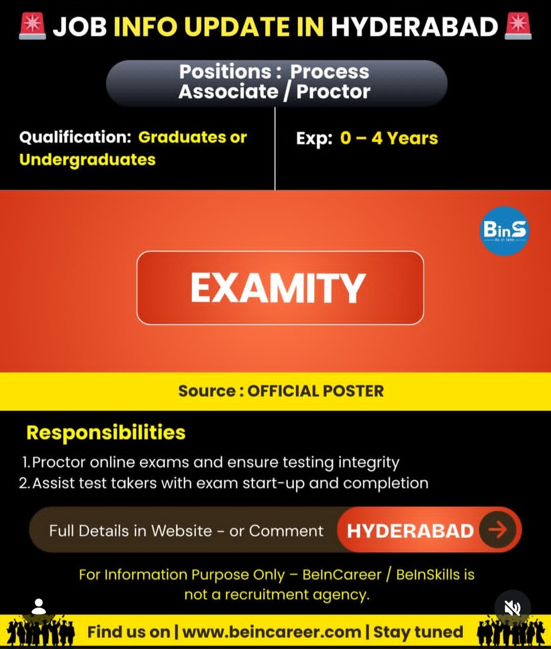 Job Opportunity in Hyderabad