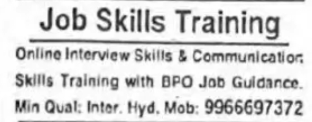 Job Skills Training | Online Program