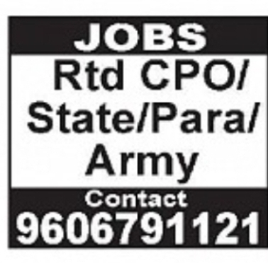 JOBS FOR RETIRED PERSONNEL