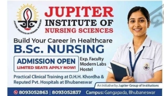 Jupiter Institute of Nursing Sciences – Admission Open