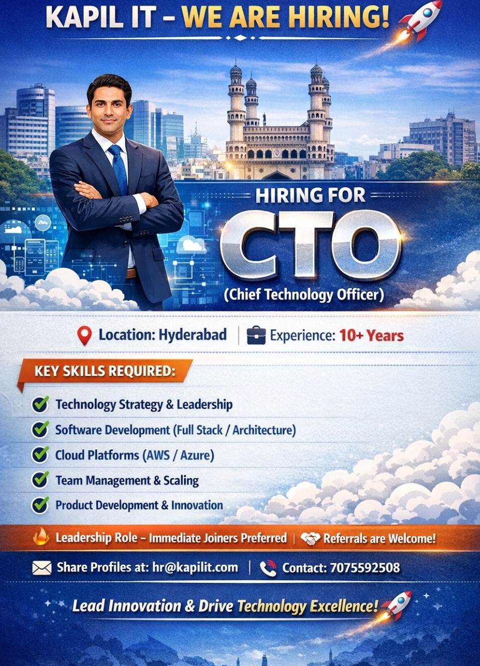 🚀 *KAPIL IT – WE ARE HIRING!* 🚀