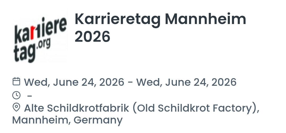 Karrieretag Mannheim 2026