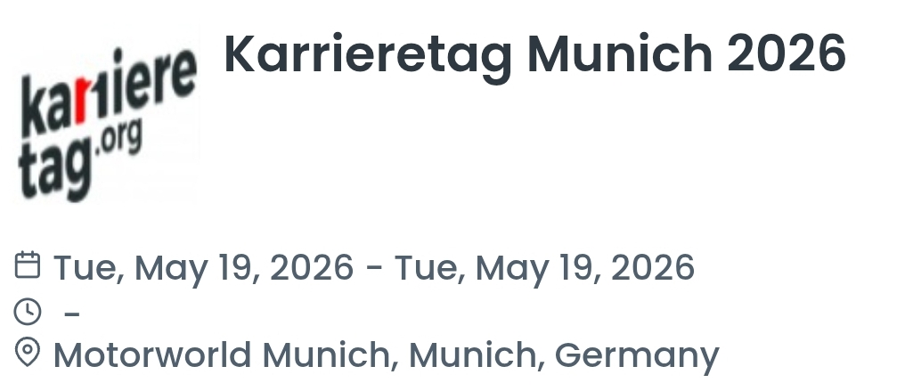 Karrieretag Munich 2026