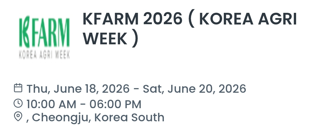 KFARM 2026 ( KOREA AGRI WEEK )