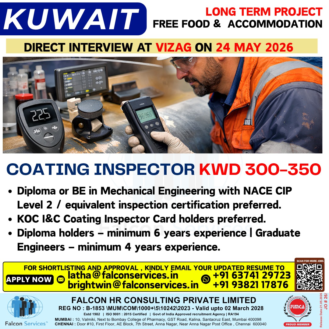 KUWAIT – DIRECT HIRING