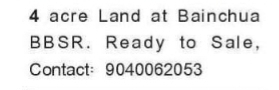 LAND FOR SALE – BAINCHUA, BHUBANESWAR