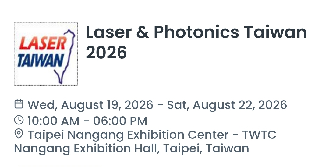 Laser & Photonics Taiwan 2026