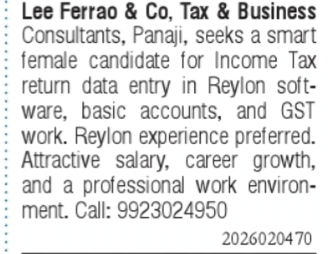 Lee Ferrao & Co Hiring
