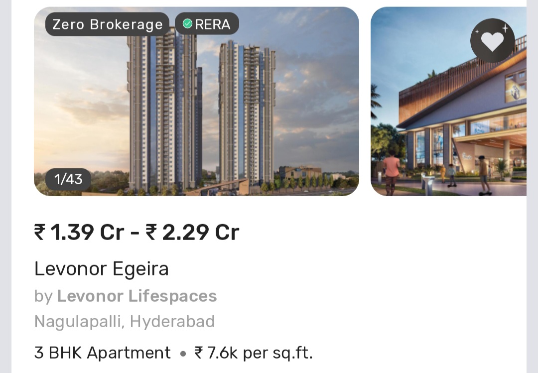 🏢 Levonor Egeira – 3 BHK Luxury Apartments