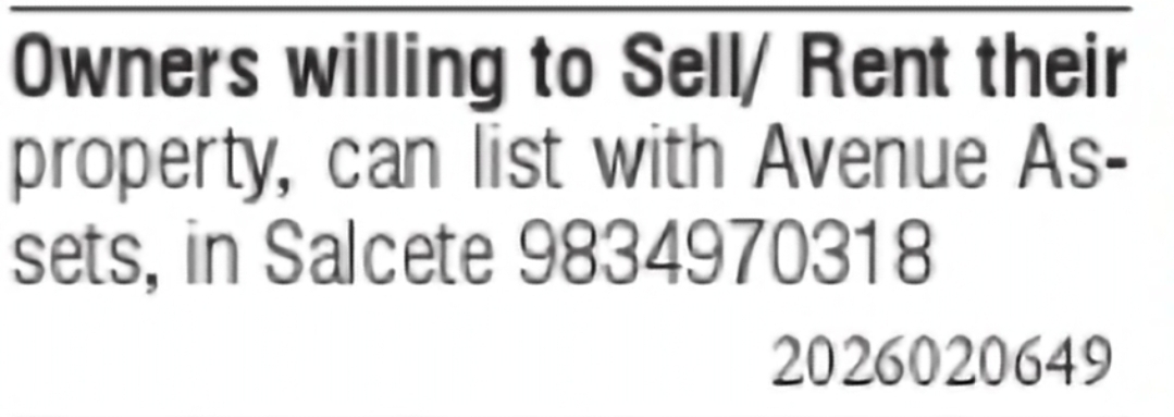 List Your Property for Sale or Rent with Avenue Assets