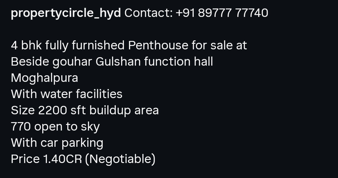 🏡 Luxury 4BHK Penthouse for Sale |