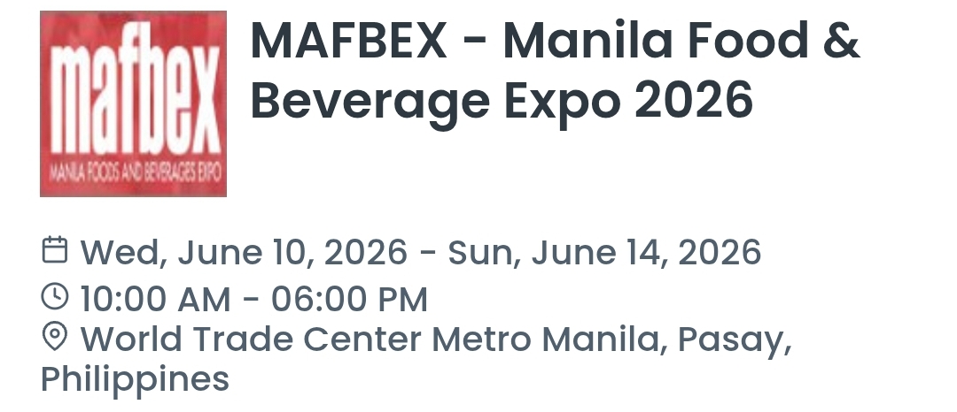 MAFBEX - Manila Food & Beverage Expo 2026