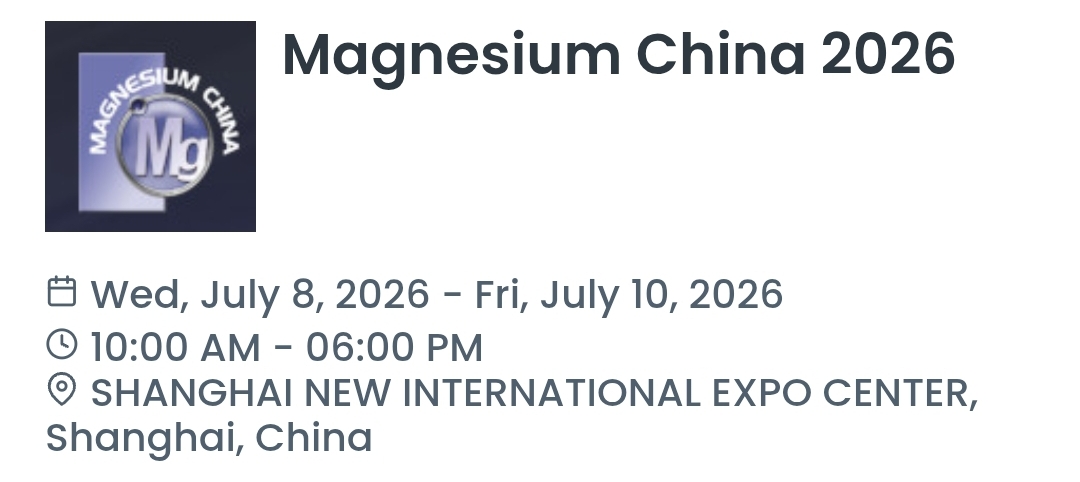 Magnesium China 2026