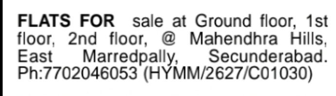 Mahendra Hills – Flats for Sale