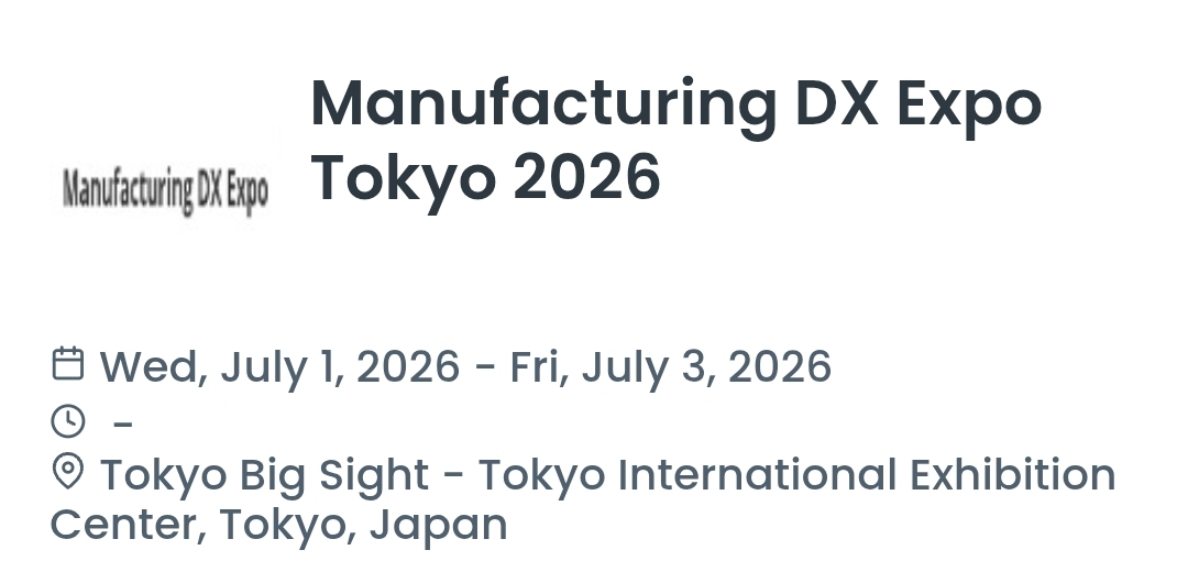 Manufacturing DX Expo Tokyo 2026