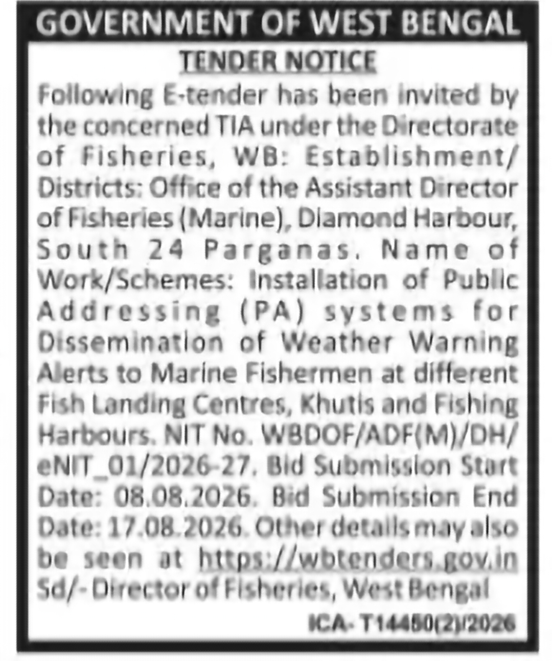 Marine Fishermen – Public Address System Installation