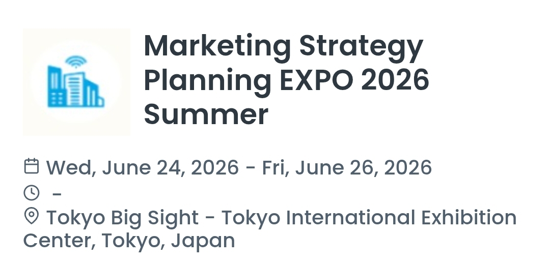 Marketing Strategy Planning EXPO 2026 Summer