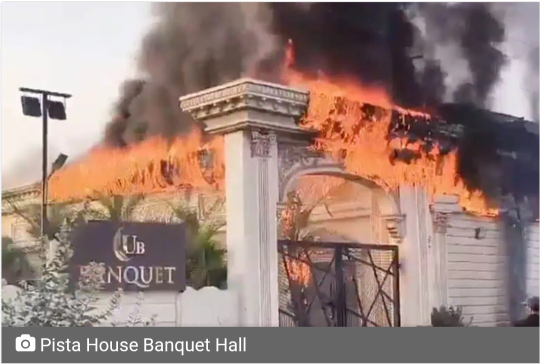 Massive fire breaks out at Pista House Banquet Hall