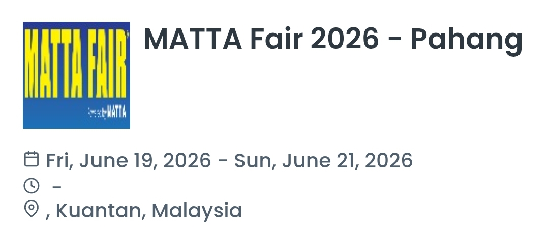 MATTA Fair 2026 - Pahang