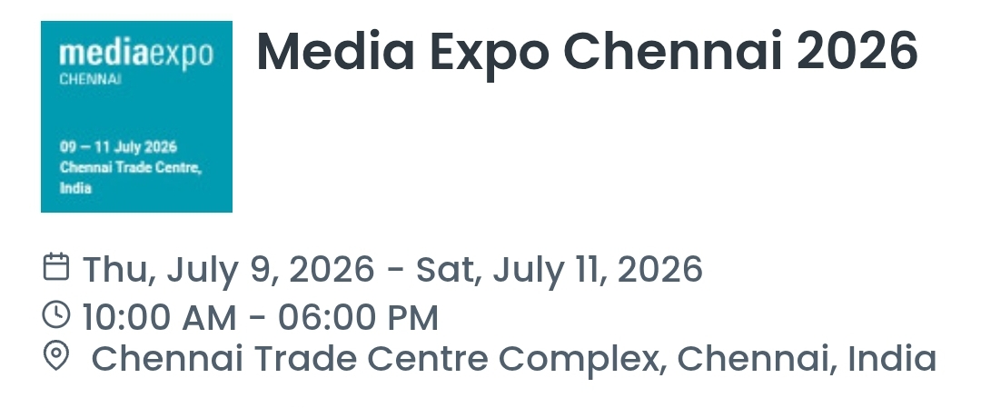 Media Expo Chennai 2026