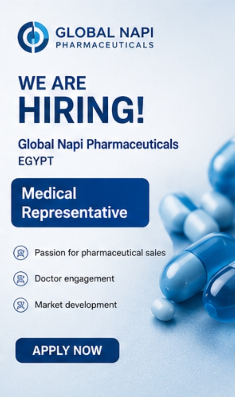 Medical Representative – Egypt | Global Napi Pharmaceuticals