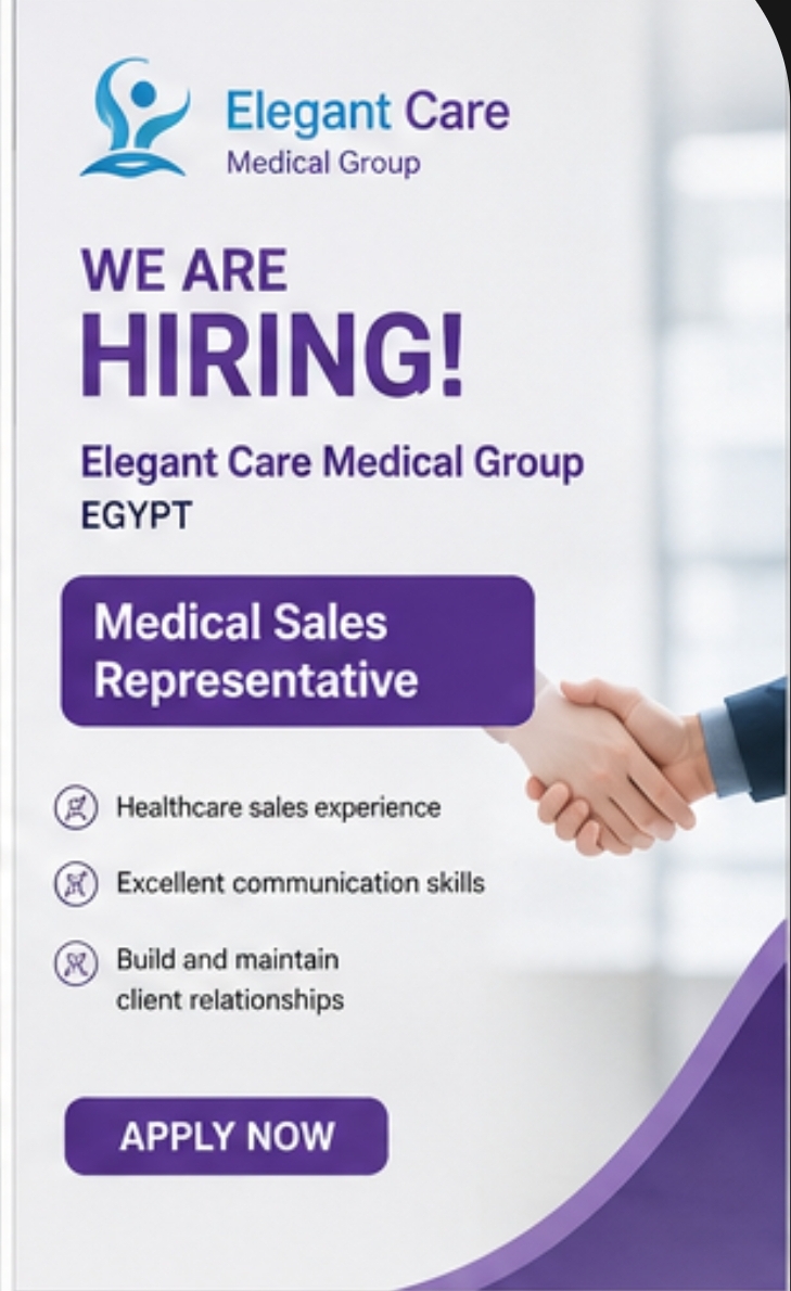 Medical Sales Representative – Egypt | Elegant Care Medical Group