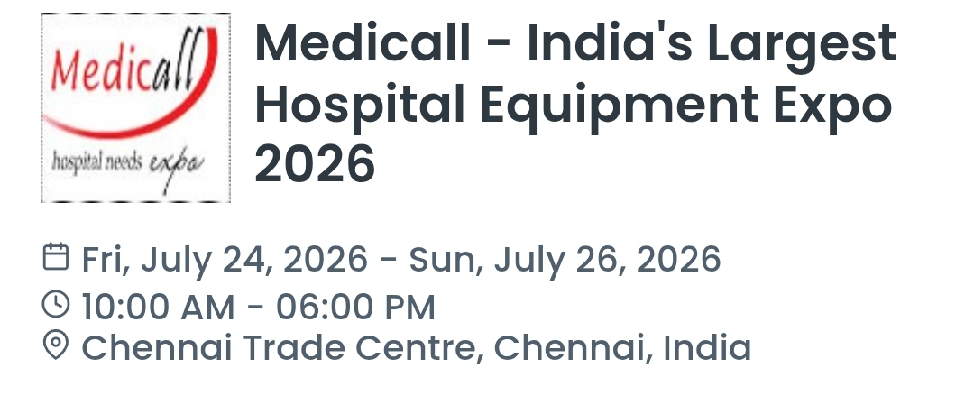 Medicall - India's Largest Hospital Equipment Expo 2026