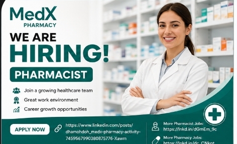 MedX Pharmacy is Hiring Pharmacists!
