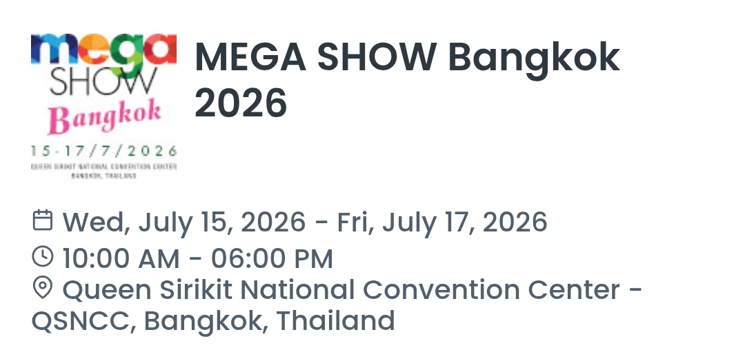 MEGA SHOW Bangkok 2026