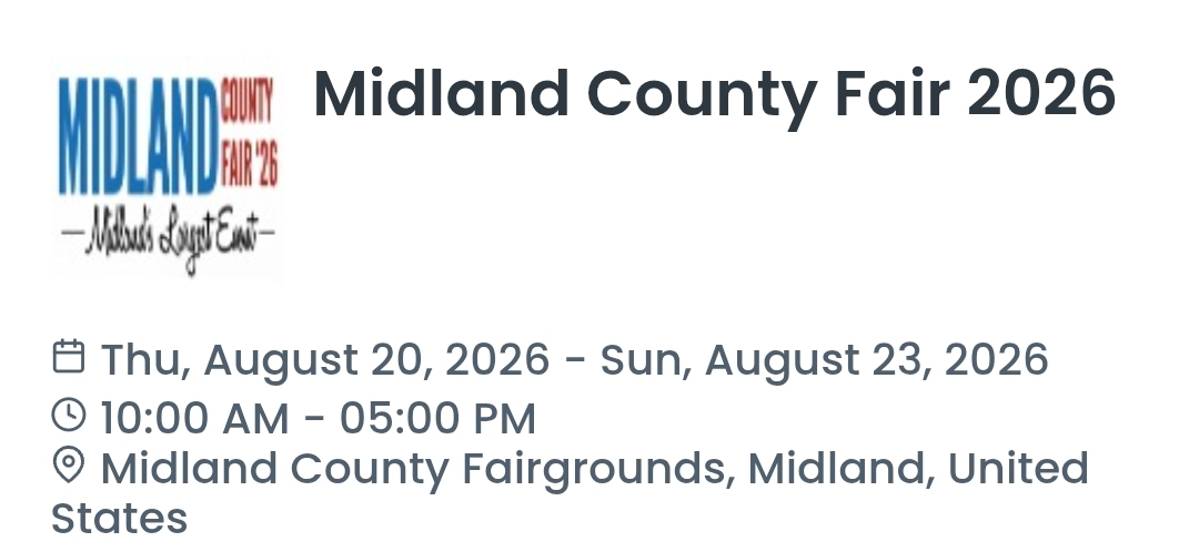 Midland County Fair 2026