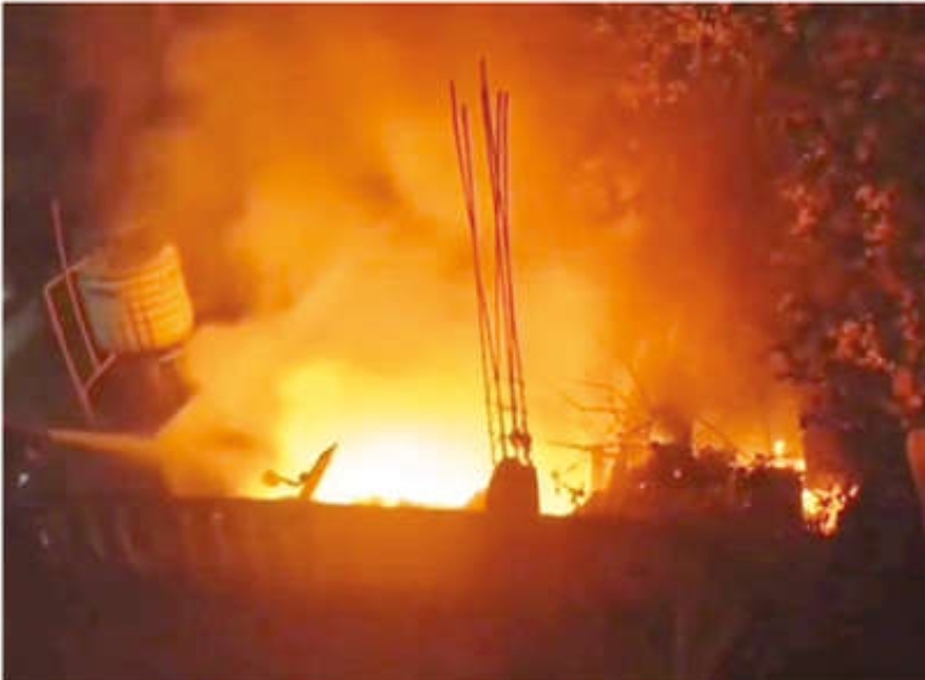 Midnight blaze claims three lives