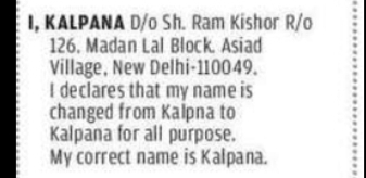 NAME CHANGE NOTICE