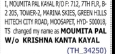 NAME CHANGE NOTICE