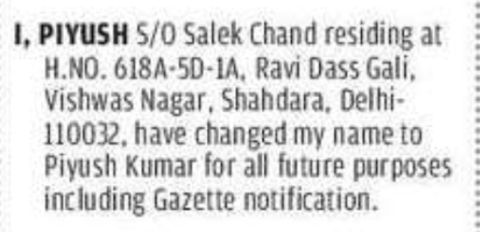 NAME CHANGE NOTICE