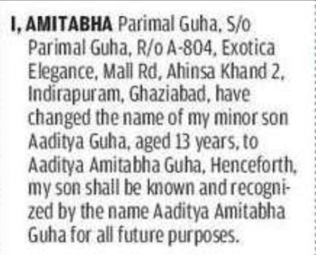 NAME CHANGE NOTICE