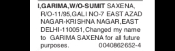 NAME CHANGE NOTICE
