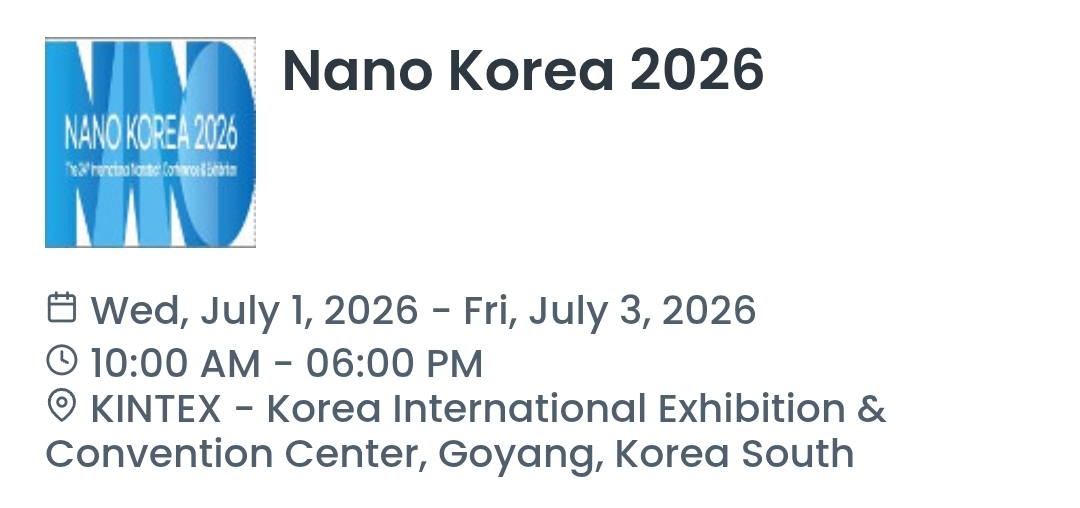 Nano Korea 2026