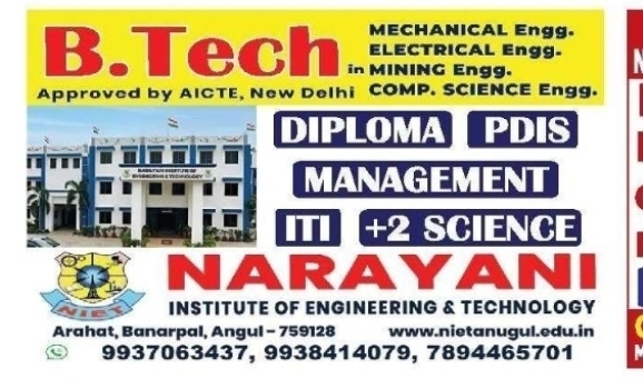 Narayani Institute of Engineering & Technology – Admission Open 2026-27