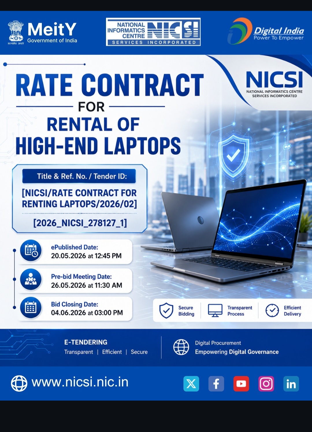 NATIONAL INFORMATICS CENTRE SERVICES INCORPORATED (NICSI)