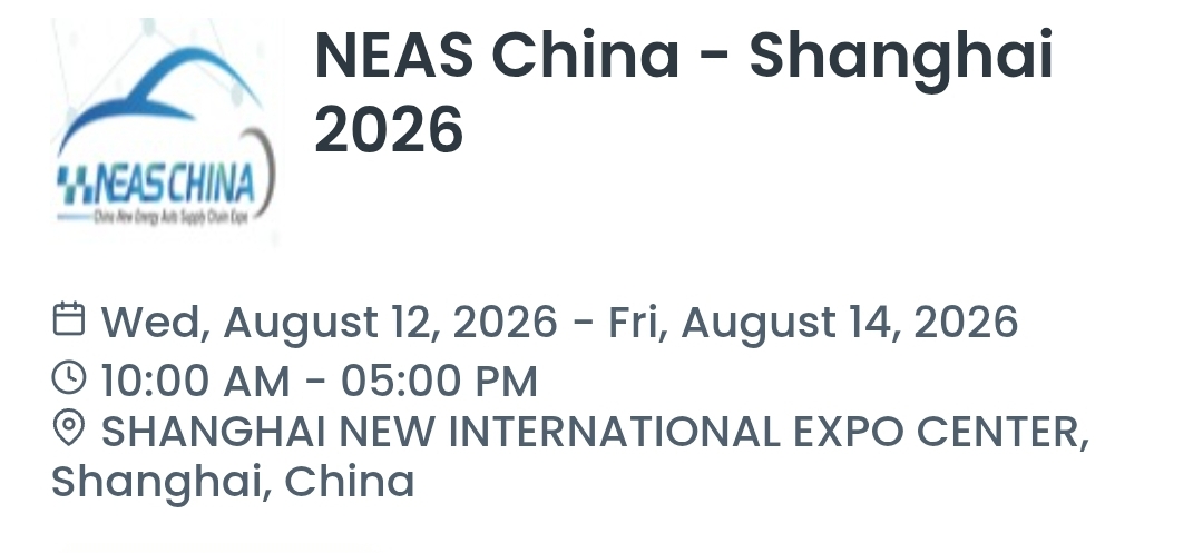 NEAS China - Shanghai 2026