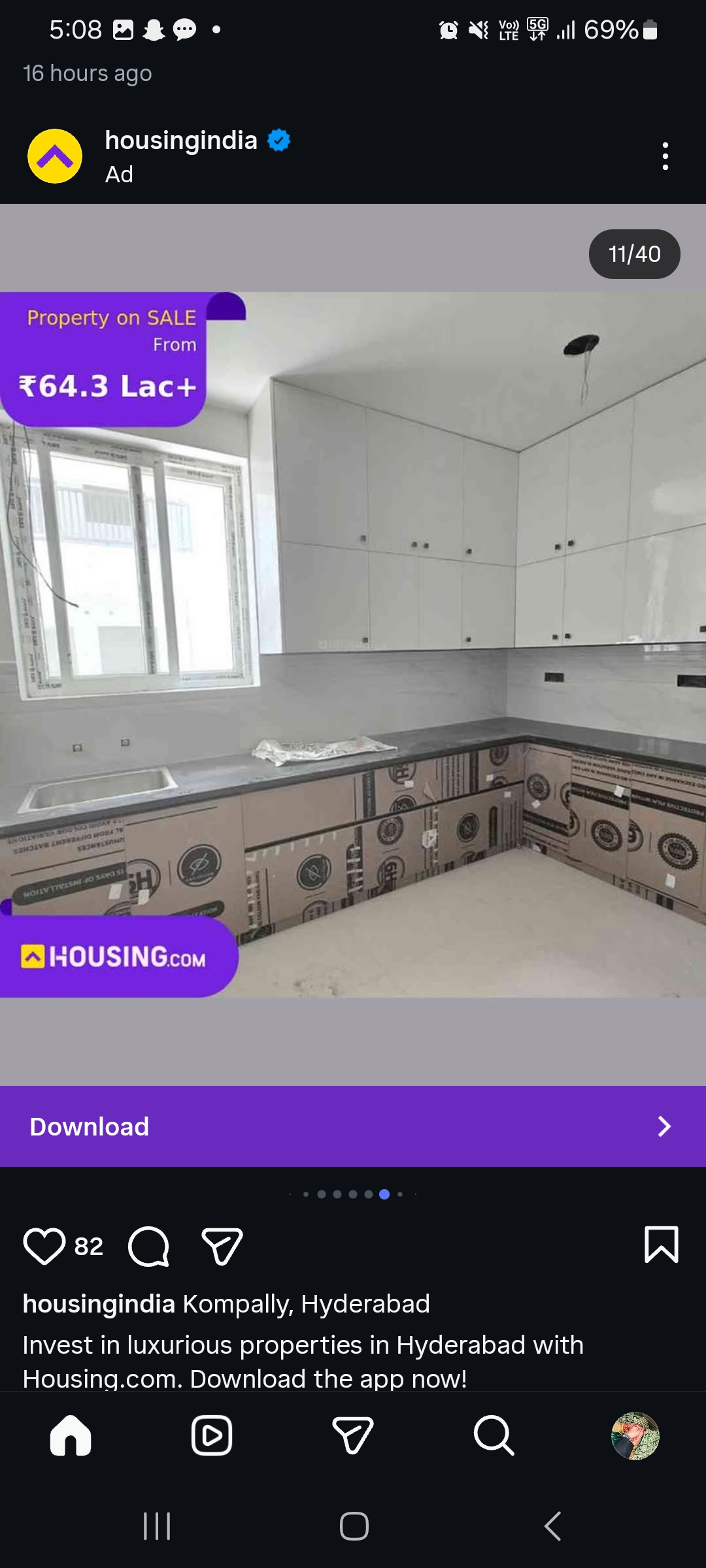 ✨ New Flats with Premium Interiors Beautifully designed new apartments in Kompally, Hyderabad,