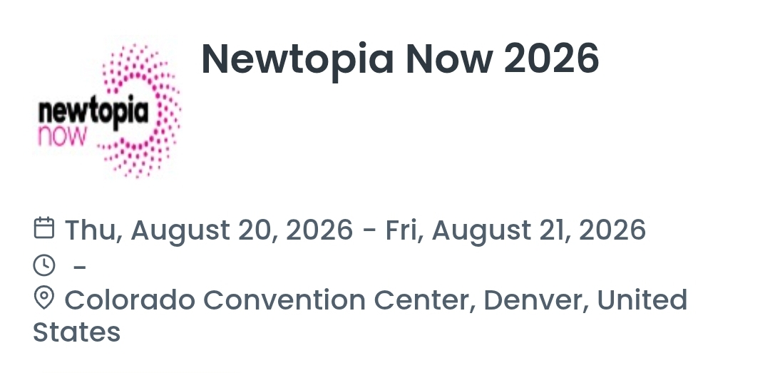 Newtopia Now 2026