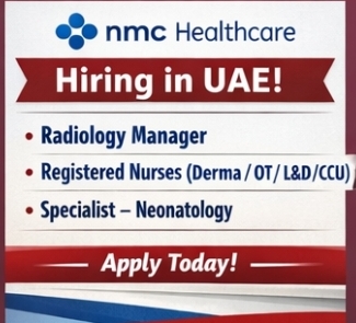🏥 NMC Healthcare – Multiple Vacancies