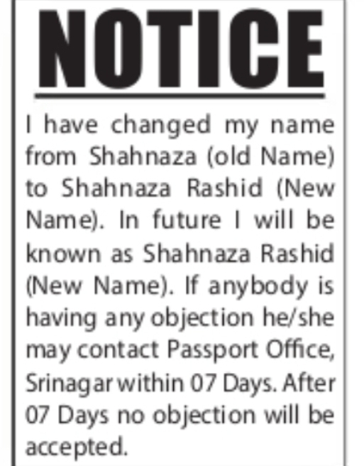 NOTICE