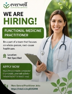 🌿 Now Hiring: Functional Medicine Practitioner at everwell!