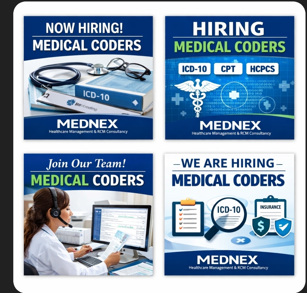 📢 Now Hiring – Medical Coders!