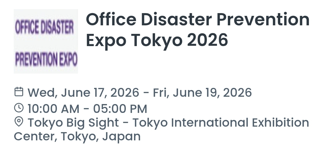 Office Disaster Prevention Expo Tokyo 2026